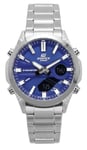 Casio Edifice Analog Digital Blue Dial Quartz EFV-C120D-2A 100M Men's Watch