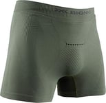 X-Bionic Combat Energizer 4.0 Boxer Shorts CALÇON sous-Vetement Homme Femme vêtement Mixte Adulte, Olive Green/Anthracite, FR : S (Taille Fabricant : S)