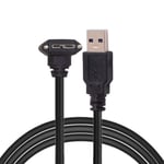 Câble De Données Micro Usb Coudé À 90° Vers Usb 3.0 Pour Appareil Photo Caméléon Gris 3 M[X2819]