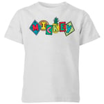 Disney Mickey Fruit Blocks Kids' T-Shirt - Grey - 9-10 ans - Gris