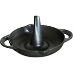 Uunivuoka Staub Valurauta Uunipannu Pyöreä 24 cm, Musta 40506-339-0