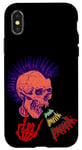 iPhone X/XS Punk Classic Tees Drummer Rock Bands Skull Diesel Case