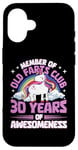 iPhone 16 30 Years Old Farts Club Unicorn 30th Birthday Funny Case