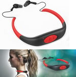 IPX8 Étanche 8 Go Sports sous-marins Lecteur de musique MP3 Casque stéréo monté sur le cou