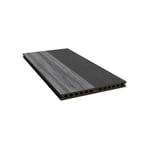 kirkedal terrassebord heimdal kompositt black/grey 22x130x4000mm