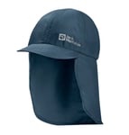 Jack Wolfskin Kids Canyon Cap in Dark Sea Size Medium RRP £20