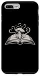 Coque pour iPhone 7 Plus/8 Plus Cottagecore Lecteur de livre en forme de champignon