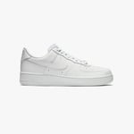 Nike Unisex Air Force 1 '07 Trainers White/White Leather - Size UK 9.5