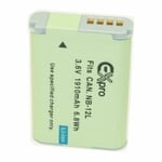 Digital Camera Battery 1910mAh NB-12L NB12L for Canon LEGRIA mini X