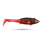 Pineslope Lures Goujon XL Slow Sink 25cm, 130g - Röd/Svart Glitter