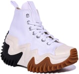 Converse 171546C Run Star Motion Hi Top Trainers White Size 2.5 - 13