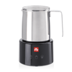 Illy Macchina cappuccinatore Montalatte Elettrico Nero Milk Frother da 250ml cio