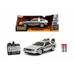 Remote-Controlled Car Back to the Future Delorean Silver 1:16