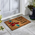 The Little Mermaid Sebastian Coir Doormat Multicoloured