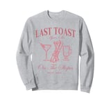 Last Toast On The Slopes Bachelor Skiing Bridal Best Man Sweatshirt