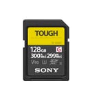 Sony SDXC 128GB SF-G Tough Series - V90 UHS-II U3 - Digital Memory Card - Read 300MB/s Write 299MB/s (SFG1TG)