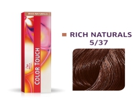 Wella Professionals, Color Touch, Ammonia-Free, Semi-Permanent Hair Dye, 5/37 Light Chestnut Golden Brown, 60 ml