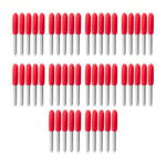 50Pcs 45 degree 1 set Roland Cricut Lame De Traceur 30/45/60 Degré Couteau Fraise Lames De Coupeur De Vinyle Offset De Rechange De Couteau Outil de Sculpture ""Nipseyteko