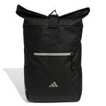 adidas Unisex ULTRAMODRN ROLLTOP BACKPACK BACK TO UNIVERISTY, Black/White, One Size