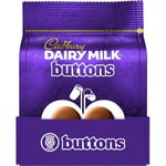 Cadbury Dairy Milk Buttons Chocolate Bag 85g (Pack of 10 Bags)