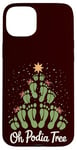 iPhone 15 Plus Oh Podiatree Funny Tree Foot Christmas Staff Squad Xmas Tree Case