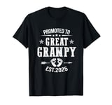 Promoted To Great GrampyEst 2025 Soon To Be Grampy T-Shirt