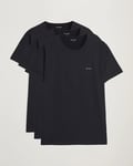 Paul Smith 3-Pack Crew Neck T-Shirt Black