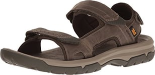 Teva Men's M Langdon Ankle Strap Sandals, Brown Walnut, 11 UK