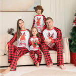 Barn Vuxen Familj Matchande julpyjamas Elf Nightwear Mon-XL