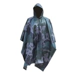 Manteau De Pluie Imperméable De Style Militaire Avec Imprimé Camouflage,Caban De Moto Pour Homme Et Femme