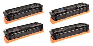 Set of 4 207A Compatible Toner Cartridge With Chip For HP M255nw Printer