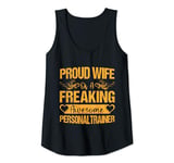 Womens Fitness Motivation Proud Wife Of A Personaltrainer Gym Tank Top