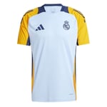 Real Madrid Tränings T-Shirt Tiro 24 - Blå/Crew Orange/Navy - adidas, storlek Small