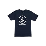 Volcom Crisp Stone T-Shirt - Navy, Navy - New, Medium