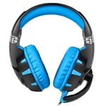 ONIKUMA K2 Casque stéréo 7.1 pour PC Fiche USB Bleu