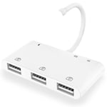 Lightning-mikrofoni-äänikaapeli Aux Jack Dual USB Hub HDMI-sovitin 4K AV TV OTG Lataus iPhone 12/11Pro/11/XS//X/8/iPad~30200