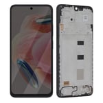 Xiaomi Écran pour Xiaomi Redmi Note 12 4G LCD + Vitre Tactile + Châssis Gris