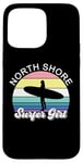 Coque pour iPhone 15 Pro Max Surfer Girl North Shore Hawaii Hawaii Surf Beach