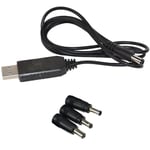 USB to DC 12V Cable compatible with Bose SoundDock XT Speaker 626209-1900 Cord