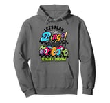 Bingo Player Cat Lover Lets Play Bingo Right Meow Gambling Pullover Hoodie