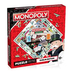 Winning Moves Dublin Monopoly 1000 Piece Jigsaw Puzzle Game, inspired by the Dublin Monopoly board game, gift and toy for ages 10 plus