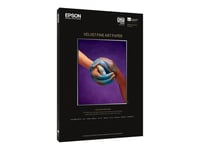 Epson Fine Art Velvet - Sammet - A2 (420 X 594 Mm) 25 Ark Konstpapper - För Surecolor P5000, P800, Sc-P10000, P20000, P5000, P7500, P900, P9500