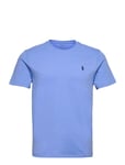 Custom Slim Fit Jersey Crewneck T-Shirt Designers T-shirts Short-sleeved Blue Polo Ralph Lauren