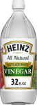 Heinz All Natural Distilled White Vinegar Pickling Cooking Cleaning 946ml