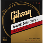 Gibson S & A 80/20 Bronze Acoustic Guitar Strings | Light