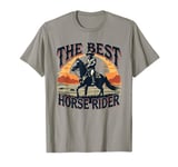 The Best Horse Rider Cowboy Sunset T-Shirt