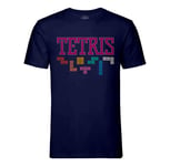 T-Shirt Homme Col Rond Tetris Jeux Vidéo Retro Gaming Vintage