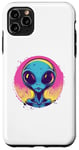 Coque pour iPhone 11 Pro Max Alien Pop Art Extraterrestre Visage