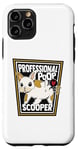 Coque pour iPhone 11 Pro Professional Poop Scooper Chien Wauwau Bouledogue français