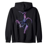 Just A Girl In Love with Horses Dreamy Silhouette Horse Kiss Zip Hoodie